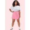 Kadın Casual Stil Büyük Beden Şort Etek Fiyonklu Geniş Paça Yaz Günlük Kullanım Hafta Sonu