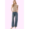 Kadın Casual Wide Leg Jean Pantolon Düşük Bel Pamuk Tüm Sezonlar Yaz Aylarının Vazgeçilmezi