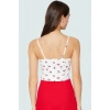 Kadın Çiçekli Waffle Kumaş Fitted Crop Bluz Yüksek Kalite Mükemmel Uyum Rahat Ve Şık