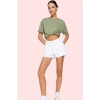 Kadın City Short Denim Şort Dar Paça Pamuklu Yaz Aylarının Vazgeçilmezi Stilin Buluştuğu Yer