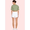 Kadın City Short Denim Şort Dar Paça Pamuklu Yaz Aylarının Vazgeçilmezi Stilin Buluştuğu Yer