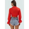 Kadın Crop Örme Pamuk Bluz Yazlık Plaj Giyim Trend Tasarım Konforlu Kesim