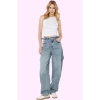 Kadın Denim Baggy Jean Pantolon Yüksek Bel Casual Tasarım Günlük Kullanım Kaliteli Malzeme