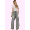 Kadın Denim Baggy Pantolon Yüksek Bel Geniş Paça Pamuk Günlük Kullanım Yaz Aylarının Vazgeçilmezi