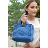 Kadın Denim Çapraz Askılı Mini Çanta Günlük Kullanım için Şık Tasarım Uzun Ömürlü Mükemmel Uyum