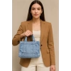 Kadın Denim Çapraz Askılı Mini Çanta Günlük Kullanım için Şık Tasarım Uzun Ömürlü Mükemmel Uyum