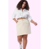 Kadın Denim Etek Yüksek Bel Pamuk Günlük Casual Stil Hafta Sonu Yaz Aylarının Vazgeçilmezi