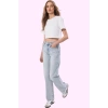 Kadın Denim Geniş Paça Jean Pantolon Pamuk Yaz Aylarının Vazgeçilmezi Stilin Buluştuğu Yer