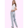 Kadın Denim Geniş Paça Jean Pantolon Pamuk Yaz Aylarının Vazgeçilmezi Stilin Buluştuğu Yer