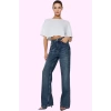 Kadın Denim Geniş Paça Jean Yüksek Bel Pamuk Günlük Stil Hafta Sonu Yaz Aylarının Vazgeçilmezi