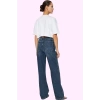 Kadın Denim Geniş Paça Jean Yüksek Bel Pamuk Günlük Stil Hafta Sonu Yaz Aylarının Vazgeçilmezi
