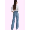 Kadın Denim Geniş Paça Pantolon Pamuk Yüksek Bel Uzun Boy Günlük Stil Yaz Aylarının Vazgeçilmezi