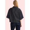 Kadın Denim Gömlek V Yaka Pamuk Regular Boy Günlük Stil Hafta Sonu Yaz Aylarının Vazgeçilmezi