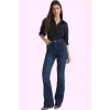 Kadın Denim İspanyol Paça Flare Pantolon Yüksek Bel Günlük Kullanım Yaz Aylarının Vazgeçilmezi