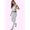 Kadın Denim Jean Boru Paça Yüksek Bel Mom Fit Düz Desen Günlük Kullanım Yaz Aylarının Vazgeçilmezi