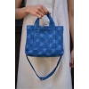 Kadın Denim Omuz Çantası Şık ve Fonksiyonel Günlük Tasarım Trend Tasarım Günlük Kullanım İçin