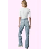 Kadın Denim Pamuk Wide Leg Jean Pantolon Günlük Stil Hafta Sonu Yaz Aylarının Vazgeçilmezi