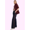 Kadın Denim Pantolon Yüksek Bel Geniş Paça Pamuk Günlük Stil Hafta Sonu Yaz Aylarının Vazgeçilmezi