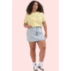 Kadın Denim Şort Etek Yüksek Bel Geniş Paça Pamuklu Günlük Kombinler Yaz Aylarının Vazgeçilmezi