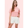 Kadın Denim Şort Pamuk Renk Straight Siluet Kısa Boy City Short Kalıp Yaz Aylarının Vazgeçilmezi