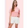 Kadın Denim Şort Yüksek Bel City Short Boru Paça Pamuklu Yaz Aylarının Vazgeçilmezi Günlük Kullanım
