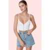 Kadın Denim Şort Yüksek Bel City Short Kısa Boy Pamuk Günlük Kombinler Yaz Aylarının Vazgeçilmezi