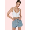 Kadın Denim Şort Yüksek Bel City Short Kısa Boy Pamuk Günlük Kombinler Yaz Aylarının Vazgeçilmezi