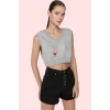 Kadın Denim Şort Yüksek Bel City Short Kısa Boy Pamuk Günlük Kombinler Yaz Aylarının Vazgeçilmezi