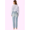 Kadın Denim Straight Jean Pantolon Regular Boy Pamuk Nefes Alabilir Yaz Aylarının Vazgeçilmezi