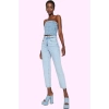 Kadın Denim Straight Jean Pantolon Regular Boy Pamuk Nefes Alabilir Yaz Aylarının Vazgeçilmezi