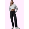 Kadın Denim Straight Jean Pantolon Regular Boy Pamuk Nefes Alabilir Yaz Aylarının Vazgeçilmezi