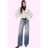 Kadın Denim Wide Leg Pantolon Pamuk Günlük Stil İçin Rahat Kesim Yaz Aylarının Vazgeçilmezi