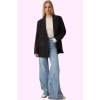 Kadın Denim Wide Leg Pantolon Pamuk Uzun Boy Rahat Kesim Günlük Yaz Aylarının Vazgeçilmezi