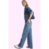 Kadın Denim Wide Leg Pantolon Yüksek Bel Pamuk Rahat Günlük Stil Yaz Aylarının Vazgeçilmezi