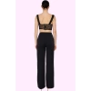 Kadın Düz Desen Normal Bel Wide Leg Pantolon Kış Sezonu Günlük Kullanım Yaz Aylarının Vazgeçilmezi