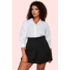 Kadın Düz Desen Şort Etek Kısa Boy Polyester Kumaş İş Hayatı İçin Yaz Aylarının Vazgeçilmezi