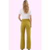 Kadın Düz Desen Wide Leg Pantolon Pamuk Rahat Günlük Stil Hafta Sonu Yaz Aylarının Vazgeçilmezi