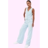 Kadın Düz Desenli Geniş Paça Pantolon Yüksek Bel Wide Leg Kesim Günlük Ve İş Modern Tasarım