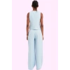 Kadın Düz Desenli Geniş Paça Pantolon Yüksek Bel Wide Leg Kesim Günlük Ve İş Modern Tasarım