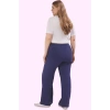 Kadın Düz Pantolon Yüksek Bel Geniş Paça Rahatlığıyla Günlük Şıklık Yaz Aylarının Vazgeçilmezi