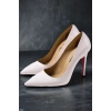 Kadın Elegant Ayakkabı İnce Topuk Stiletto Özel Tasarım Abiye Ayakkabı