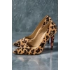 Kadın Elegant Ayakkabı İnce Topuk Stiletto Özel Tasarım Abiye Ayakkabı