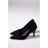 Kadın Elegant Ayakkabı İnce Topuklu Ayakkabı Stiletto Özel Tasarım Abiye Ayakkabı