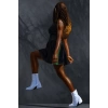 Kadın Elegant Ayakkabı Kısa Kalın Topuk Bot Özel Tasarım Abiye Ayakkabı