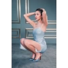 Kadın Elegant Ayakkabı V Toka Detay İnce Topuklu Ayakkabı Özel Tasarım Abiye Ayakkabı