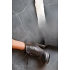 Kadın Elegant Ayakkabı Yüksek Topuk Bağcıklı Bot Özel Tasarım Abiye Ayakkabı