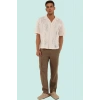 Kadın Erkek Yazlık Gömlek; Pamuk Polyester Çiçekli Kısa Kol Rahat Kalıp Yaz Aylarının Vazgeçilmezi