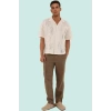 Kadın Erkek Yazlık Gömlek; Pamuk Polyester Çiçekli Kısa Kol Rahat Kalıp Yaz Aylarının Vazgeçilmezi