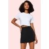 Kadın Finike Dokuma Şort Etek Yüksek Bel Kısa Boy Dar Paça Casual Günlük Stil Modern Tasarım