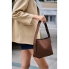 Kadın Geniş Hacimli Ayarlanabilir Askılı Omuz Çantası Şık Suni Deri Kroko Günlük Modern Stil